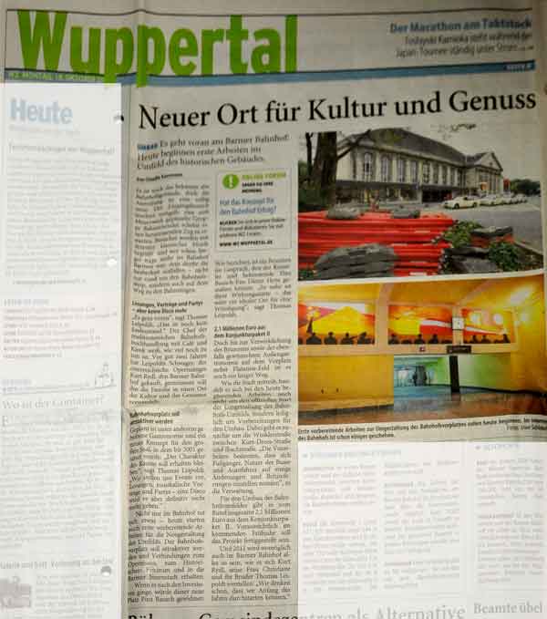 Wuppertaler Zeitung, 18.10.2010